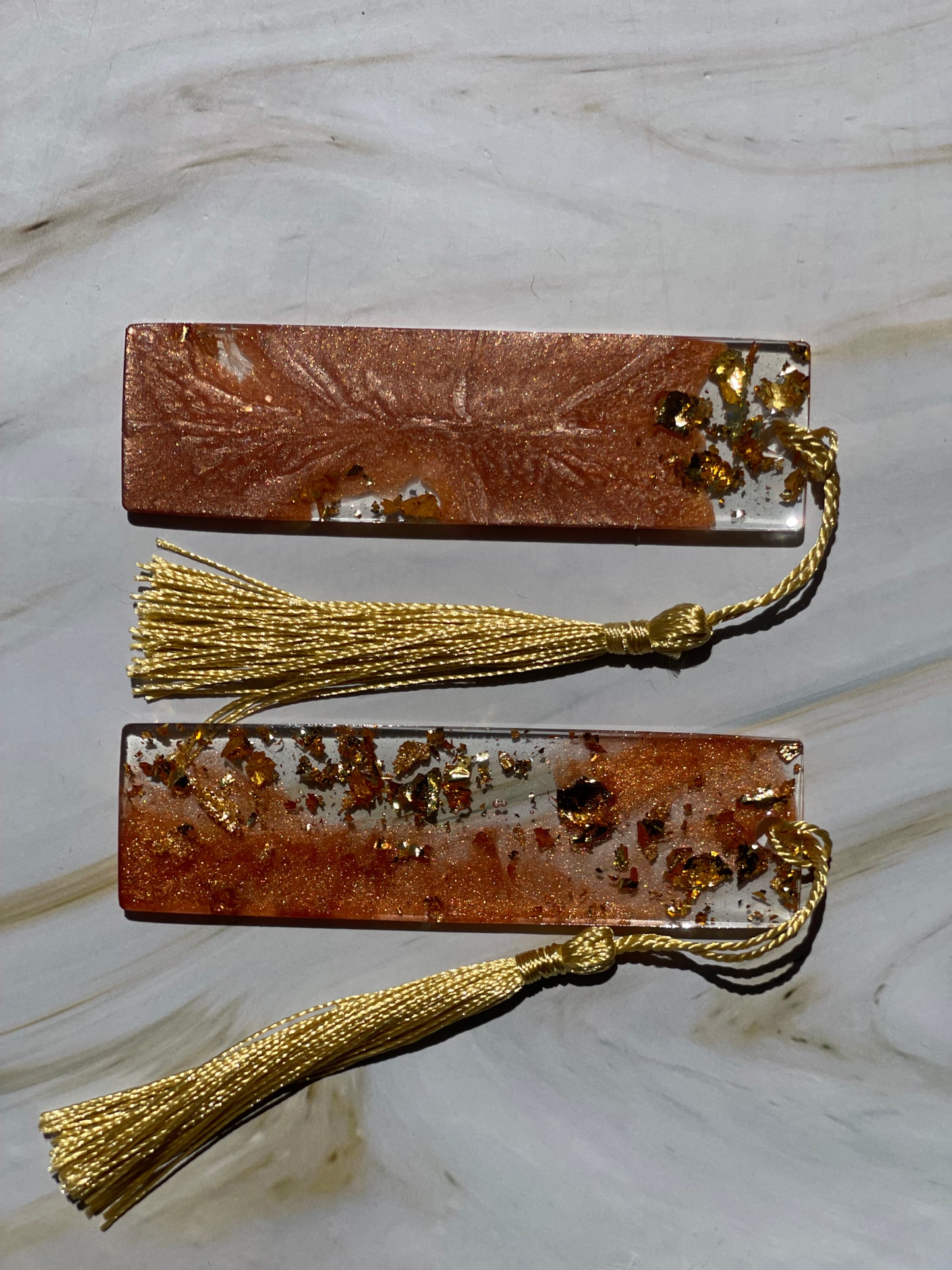 Mini Bookmark-Brown/Burnt Orange