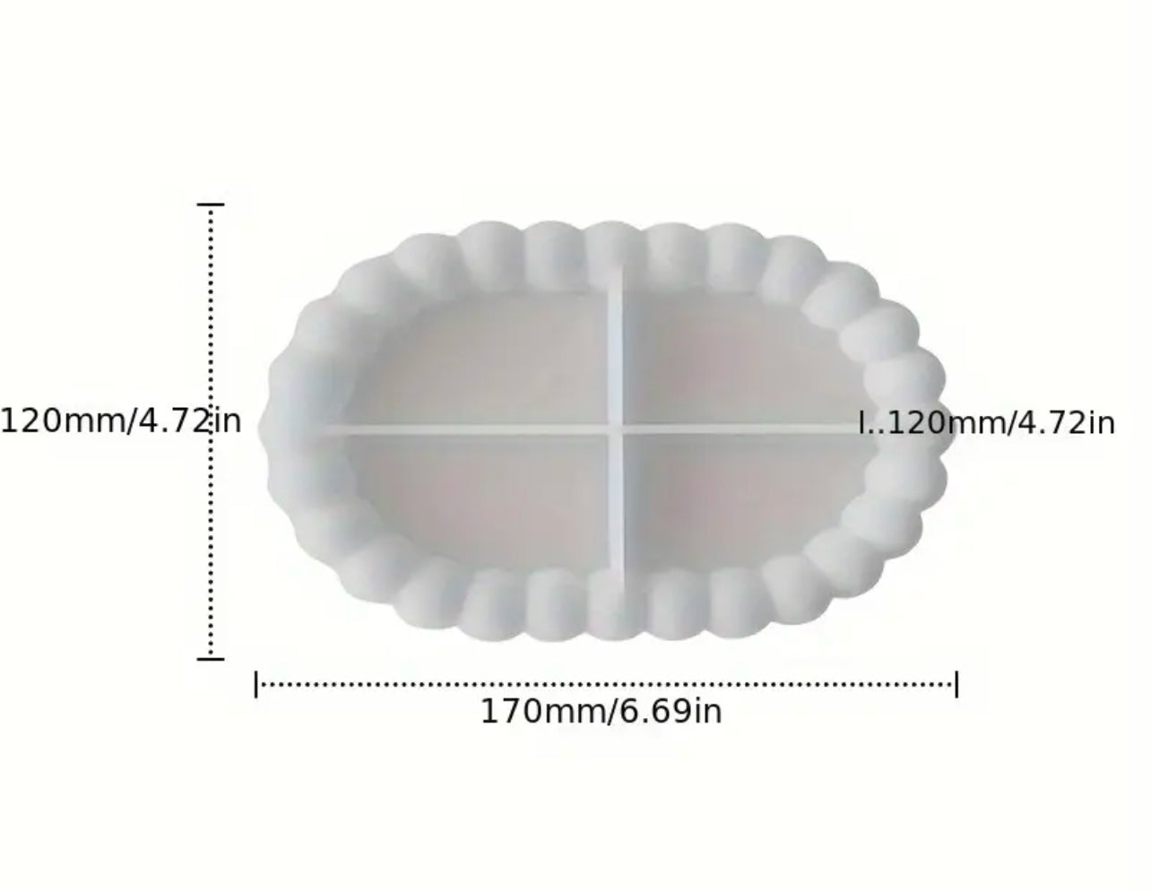Bubble Oval Tray
