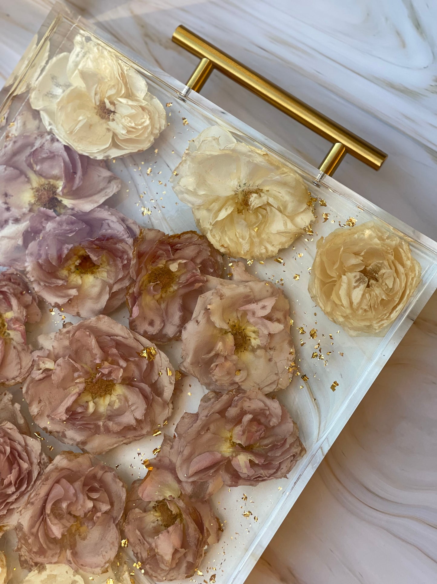 Flower Preservation | Large Acrylic Tray - 36x28cm