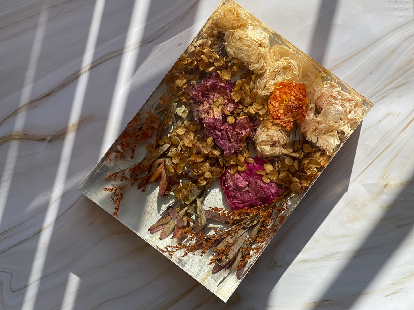 Flower Preservation | Rectangular Block -23x30cm