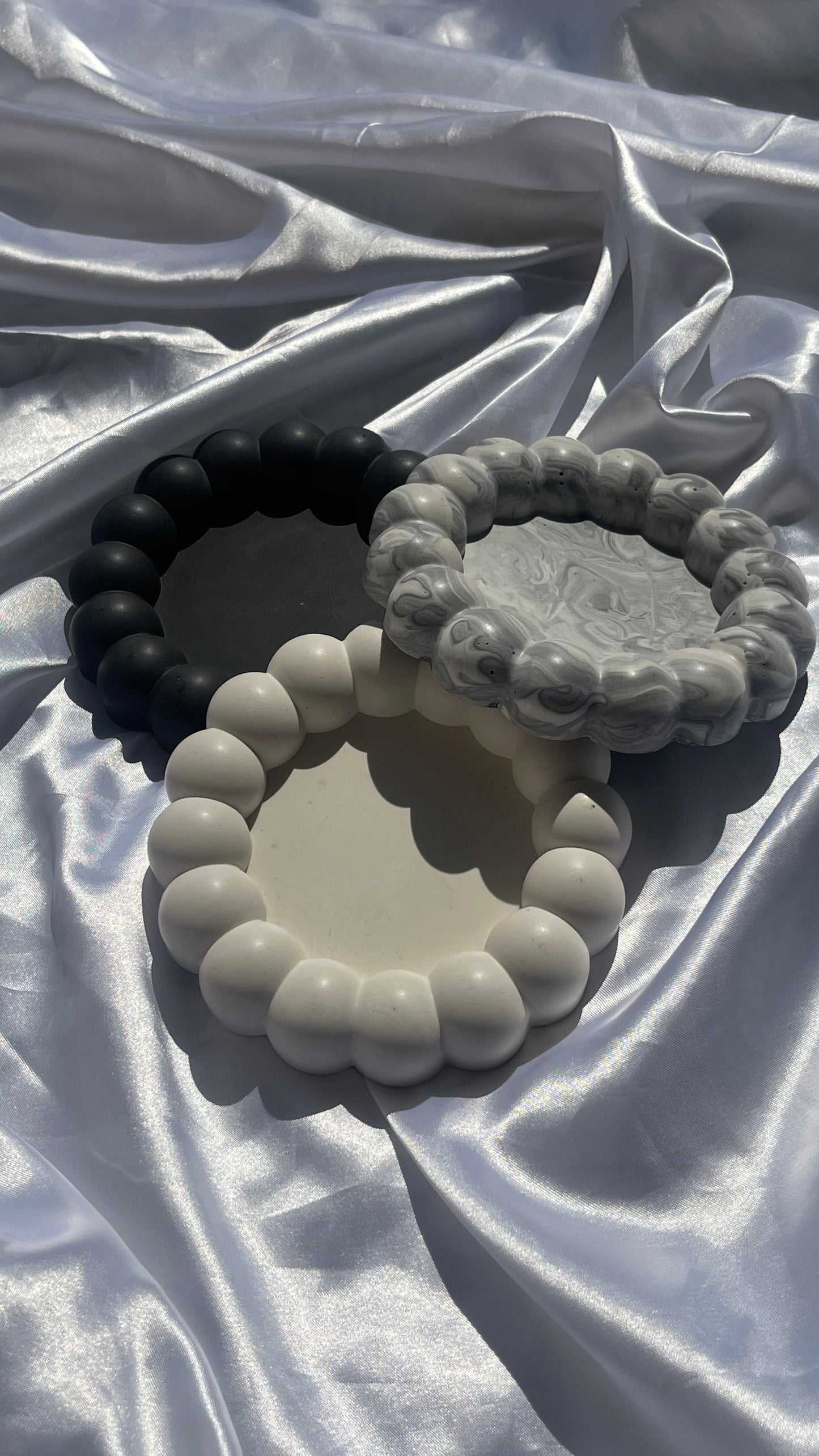 Round Bubble Coaster / Dish