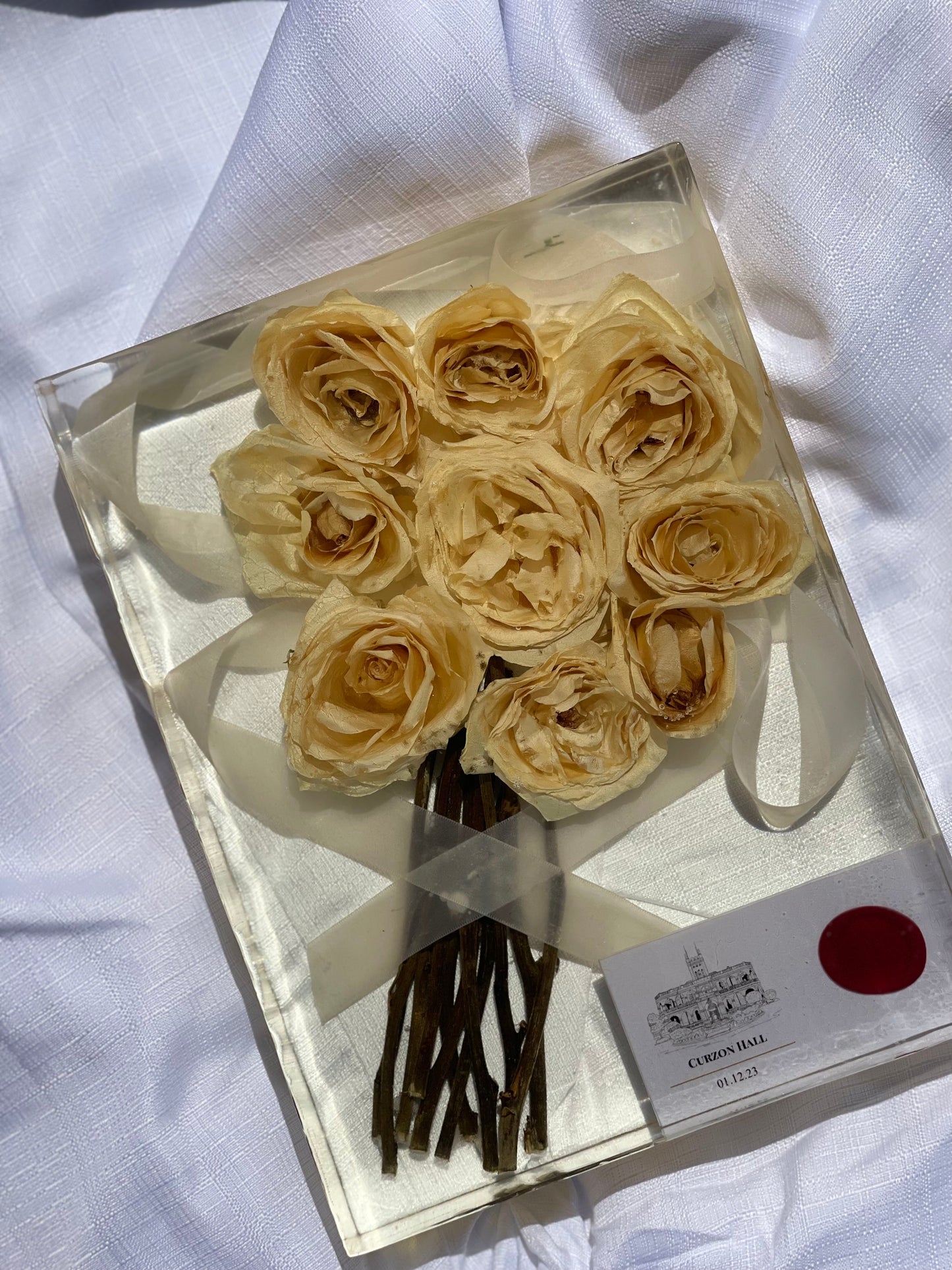 Flower Preservation | Rectangular Block -23x30cm