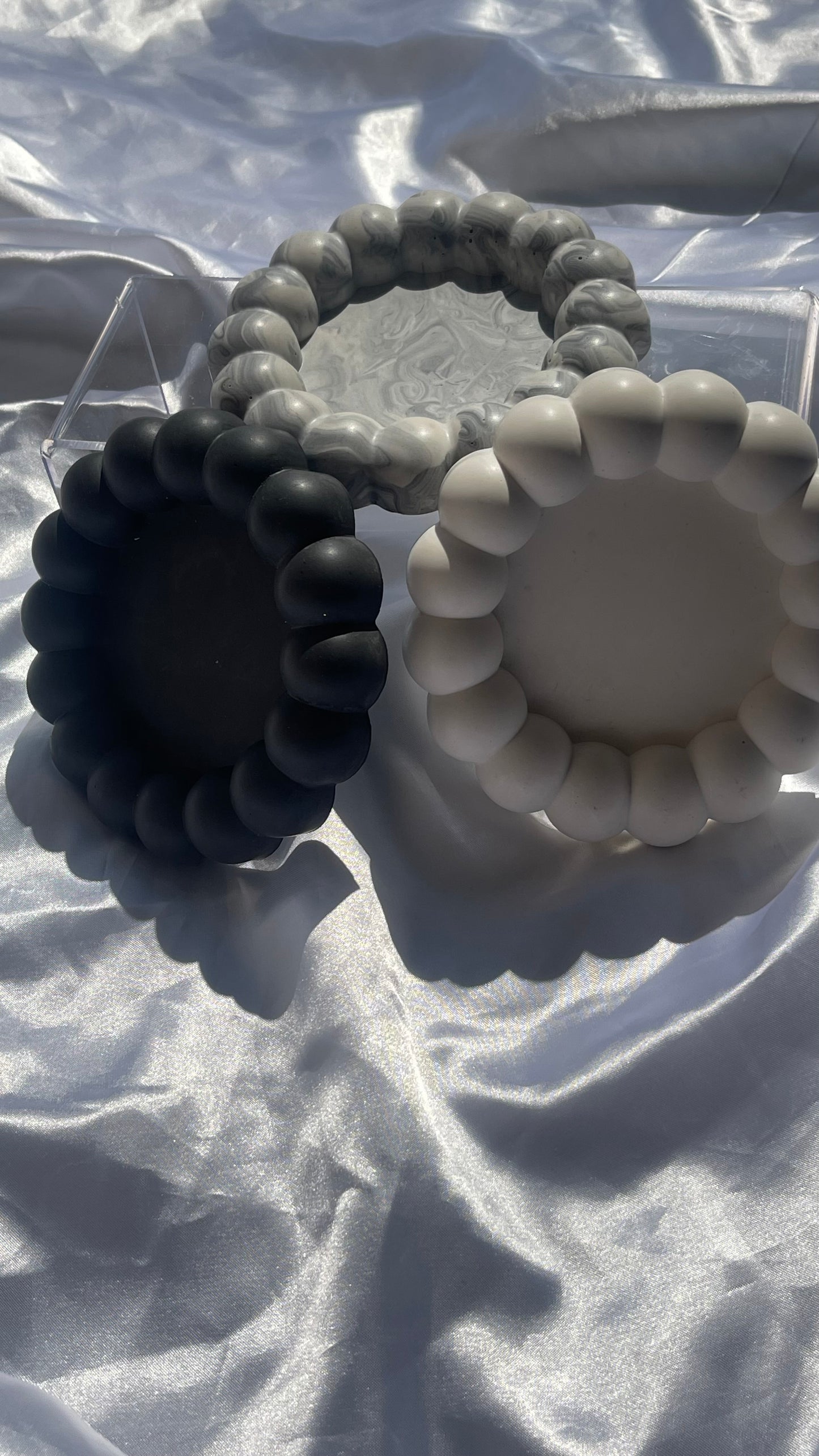 Round Bubble Coaster / Dish