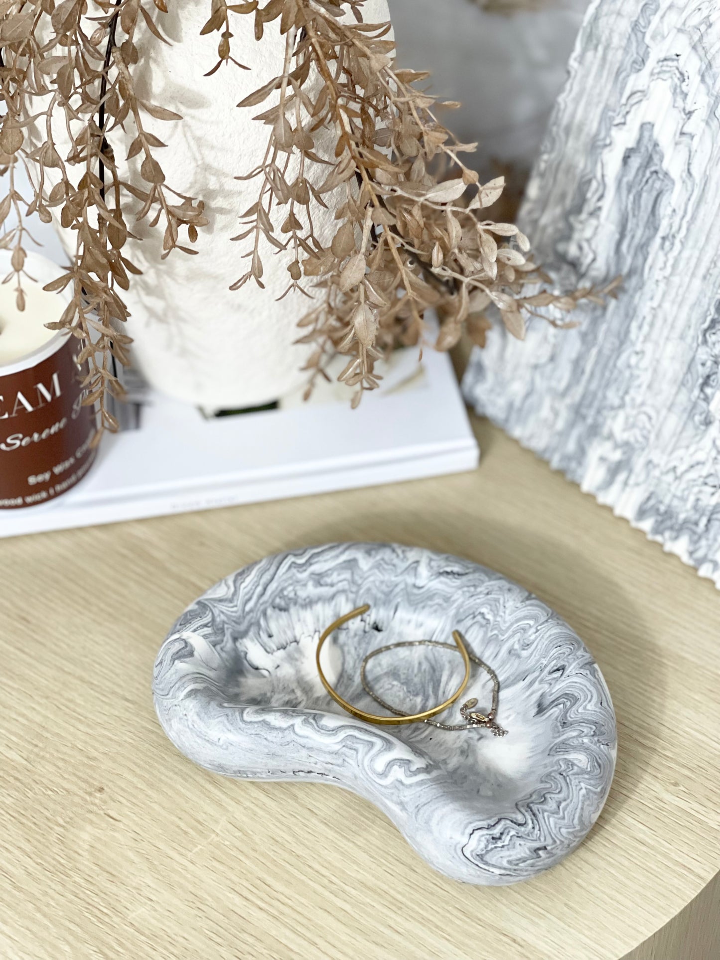 Jesmonite Moon Tray