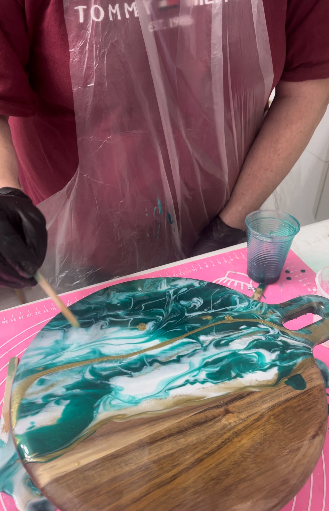 Serving Board Resin Workshop