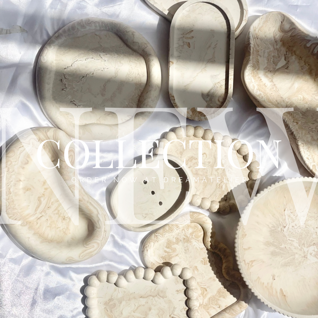 Jesmonite Oval Tray