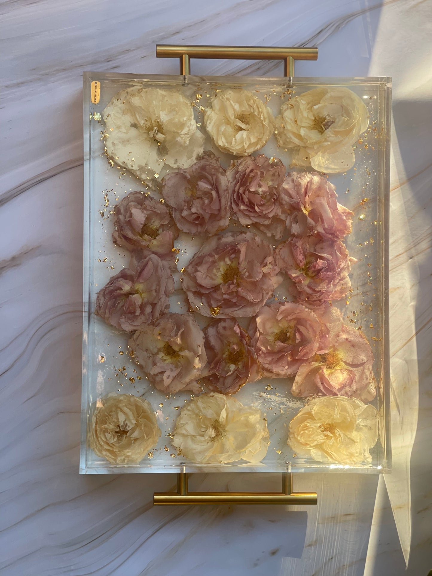 Flower Preservation | Large Acrylic Tray - 36x28cm