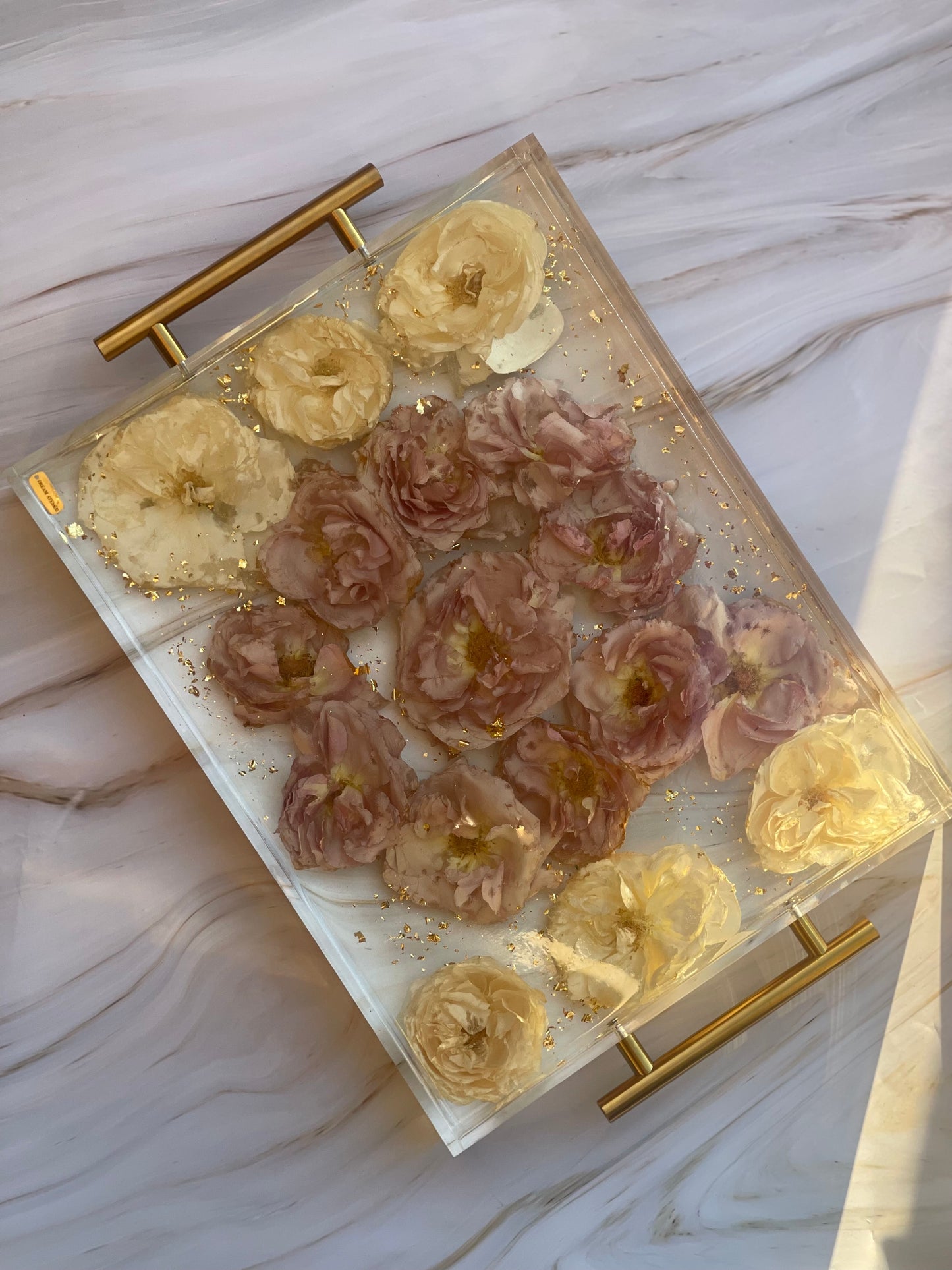 Flower Preservation | Large Acrylic Tray - 36x28cm