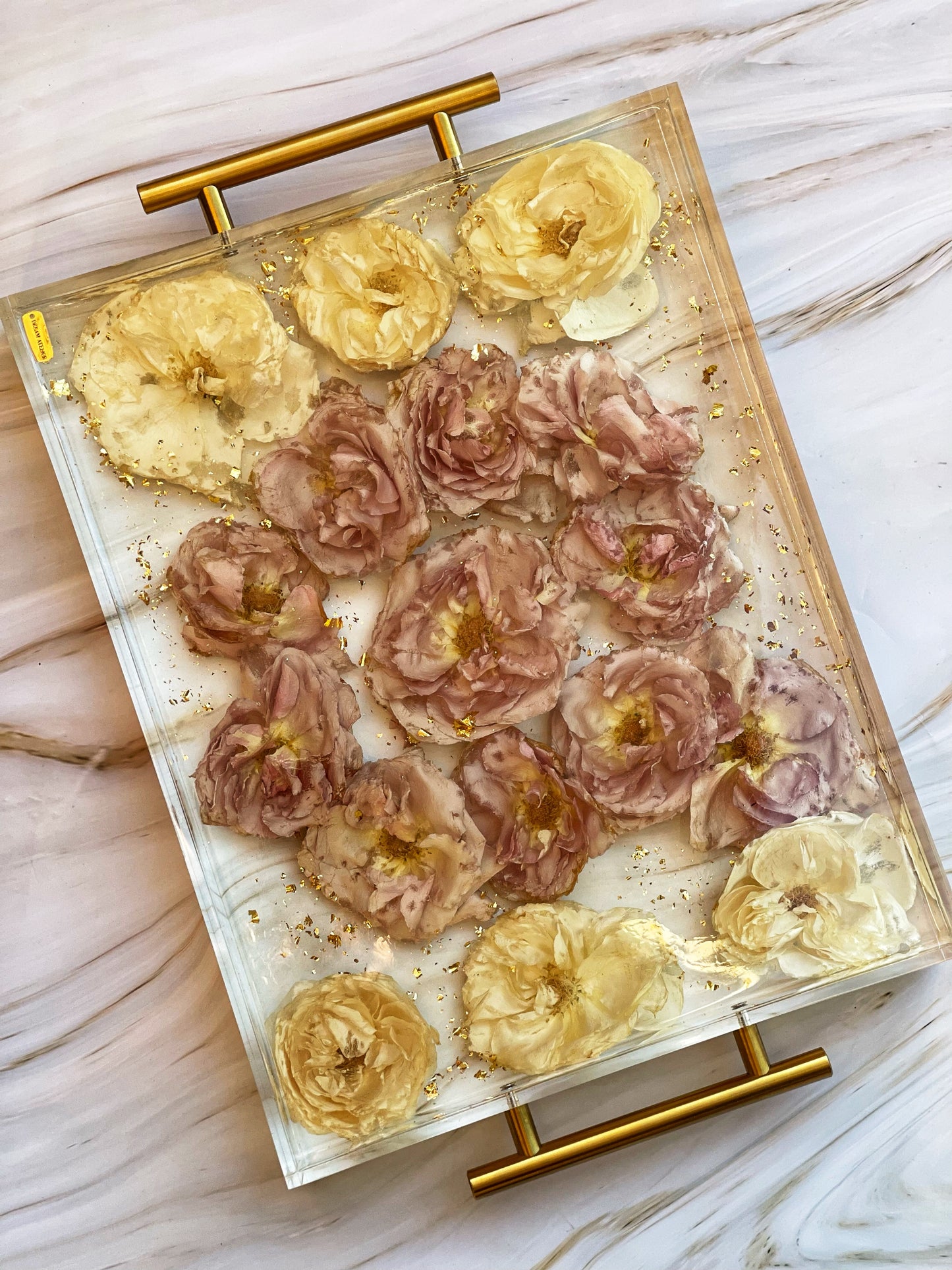 Flower Preservation | Large Acrylic Tray - 36x28cm