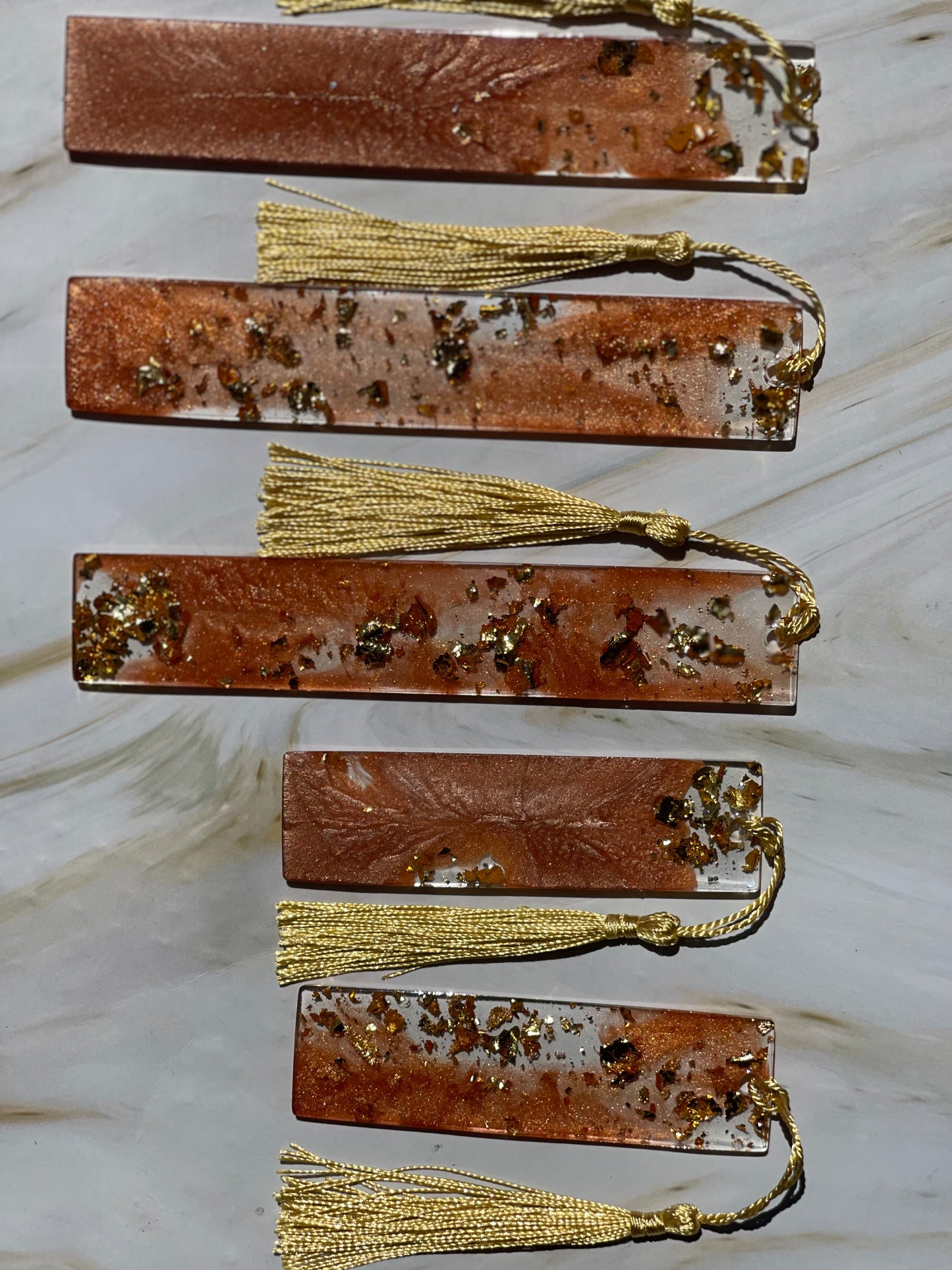 Mini Bookmark-Brown/Burnt Orange