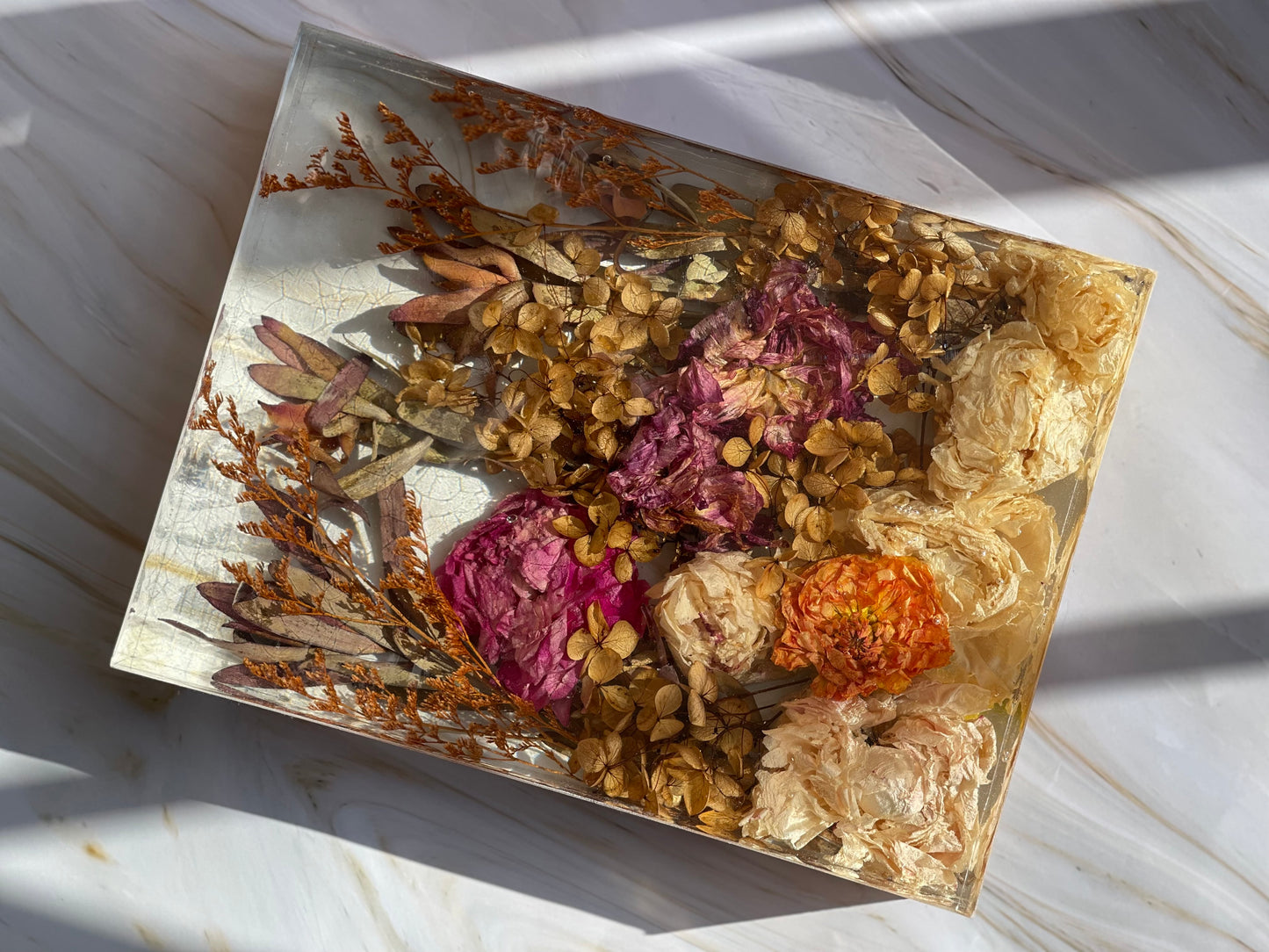 Flower Preservation | Rectangular Block -23x30cm