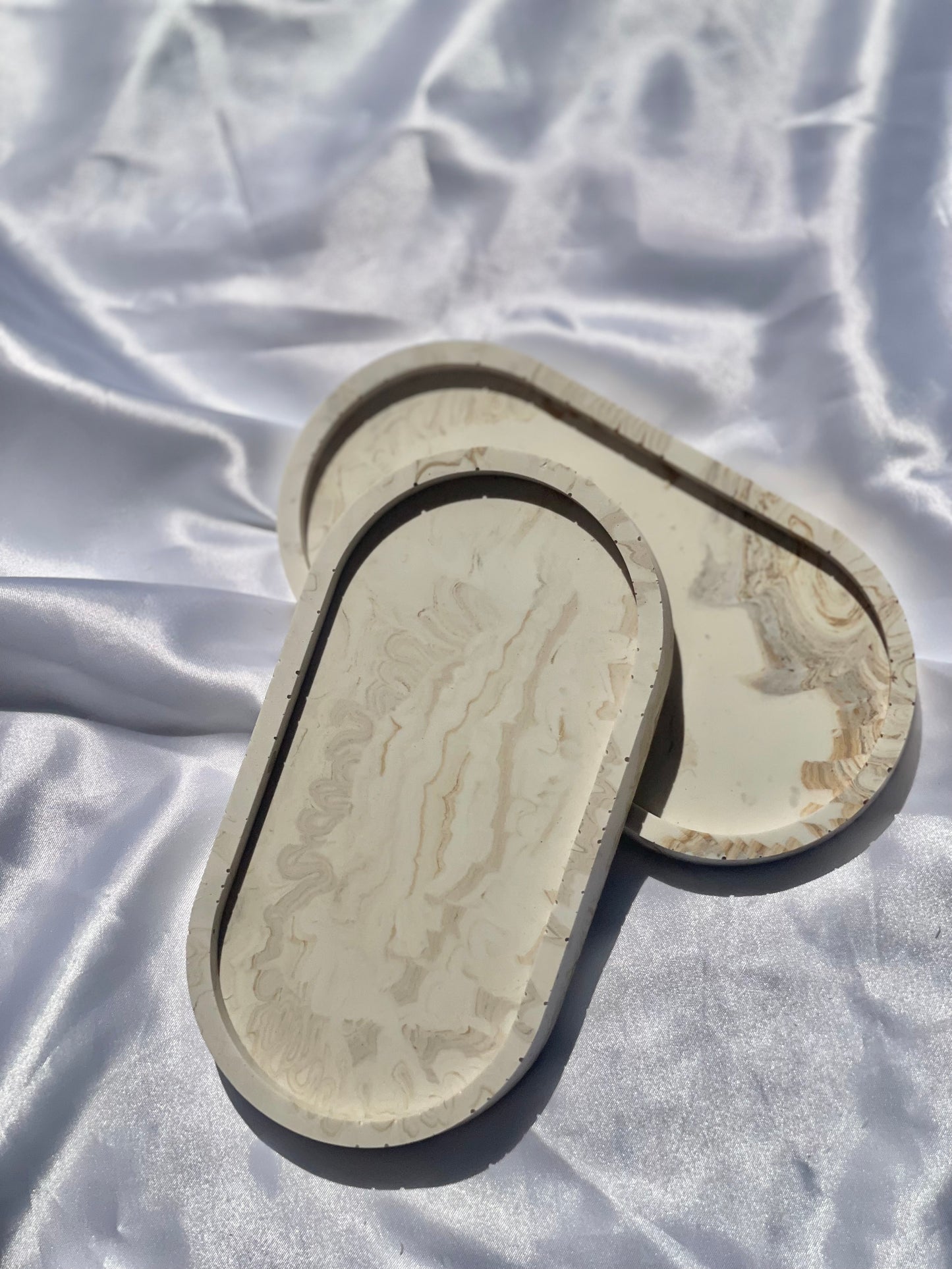 Jesmonite Oval Tray