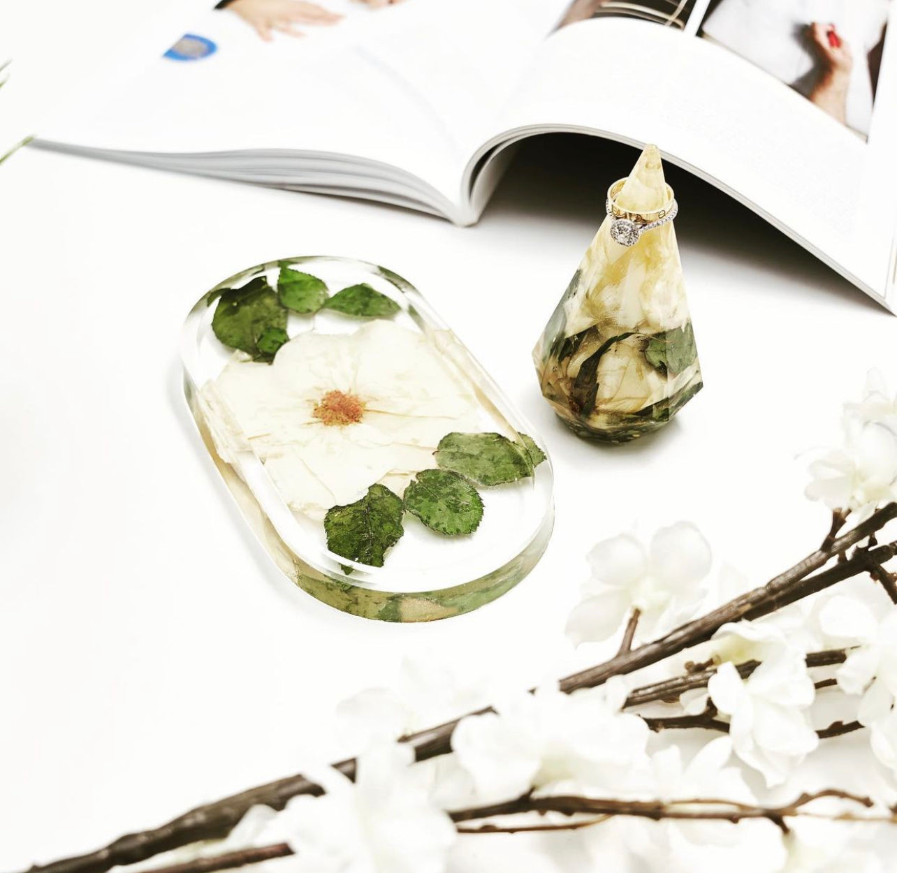 Flower Preservation | Oval Tray Medium