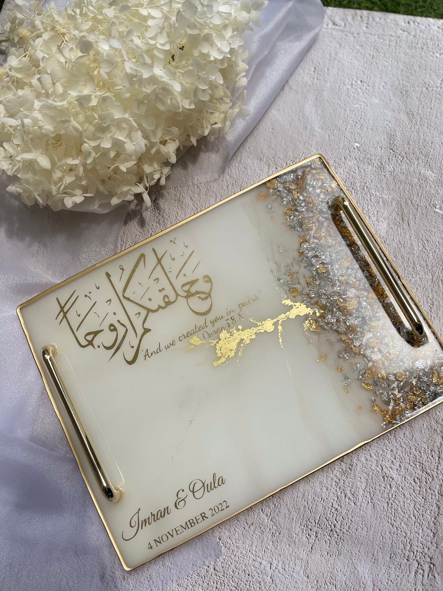 “And we created you in pairs”- Personalised Engagement Tray