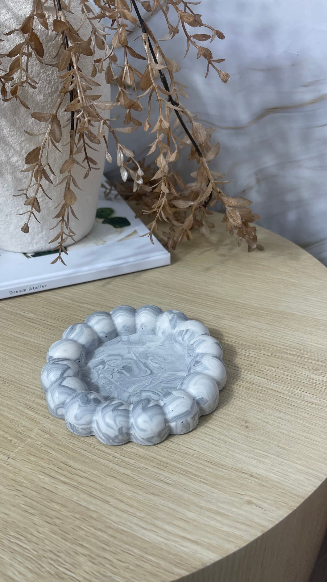 Round Bubble Coaster / Dish