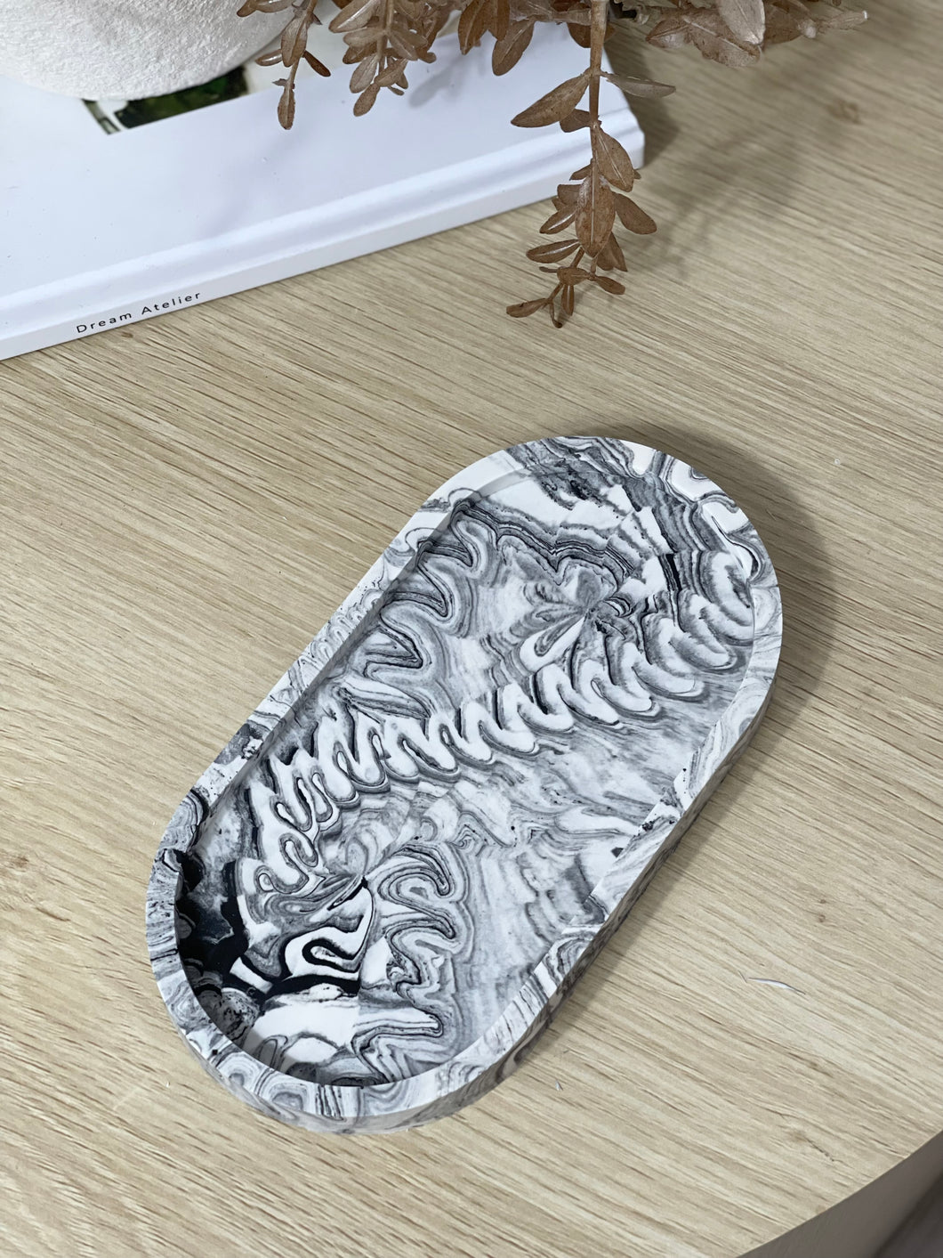 Jesmonite Oval Tray