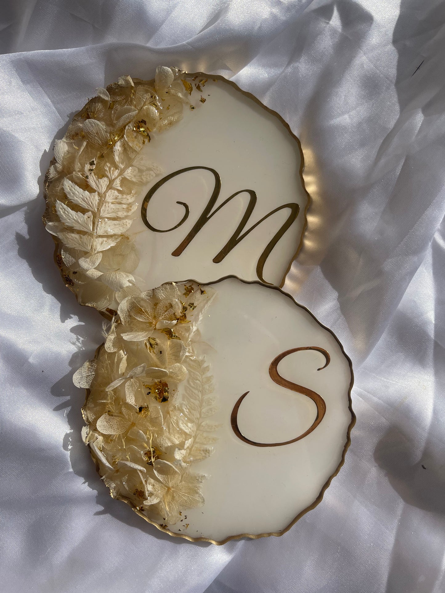 Floral Engagement Personalised Tray Set