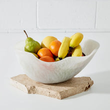 Load image into Gallery viewer, Resin Large Fruit Bowl White
